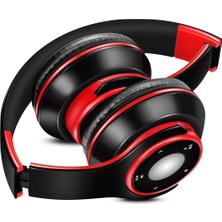 Zsykd Sg-8 Katlanır Müzik Bluetooth Kulaklık (Kırmızı) (Yurt Dışından)