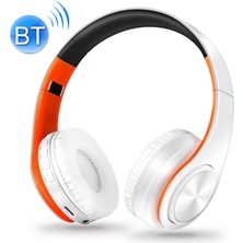 Zsykd LPT660 Katlanır Müzik Bluetooth Kulaklık Desteği Tf Kart (Turuncu) (Yurt Dışından)