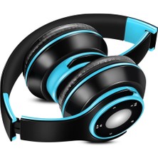 Zsykd Sg-8 Katlanır Müzik Bluetooth Kulaklık (Mavi) (Yurt Dışından)