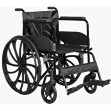 Poylin P100E Ekonomik Katlanabilir Tekerlekli Sandalye