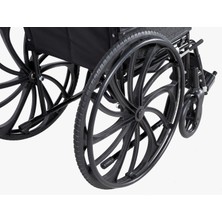 Poylin P100E Ekonomik Katlanabilir Tekerlekli Sandalye