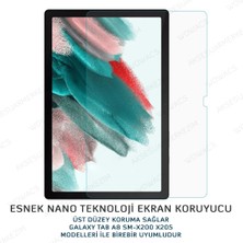 wowacs Samsung Galaxy Tab A8 10.5 SM-X200 SM-X205 Birebir Uyumlu Dönebilen Kılıf + Ekran Koruyucu + Kalem