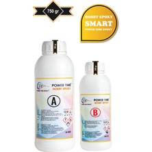 Power Time Epoxy Hobby Epoxy Smart/ Hobi Epoksi Reçine Şeffaf Ince Döküm