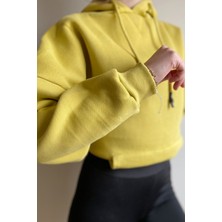 Belsima Butik Açık Yeşil Oversize Kapüşonlu Sweatshirt