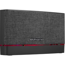 Volkano Texture Series Bluetooth Hoparlör Açık Gri LED Işıklı Rgb Kablosuz VK-3450-LGR