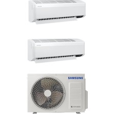 Samsung Wind Free (AJ050TXJ2KH/EA) 9+12 BTU Iç 5,2 Kw Dış Ünite 18000 BTU 1+2 Sistem Multi Inverter Duvar Tipi Klima