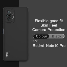 Imak Uc-2 Xiaomi Redmi Note 10 Pro Max / Redmi Note 10 Pro Için Yumuşak Tpu Telefon Kılıfı - Siyah (Yurt Dışından)