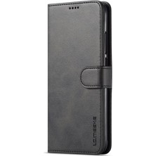 Dacare Lc.imeeke Deri Xiaomi Redmi 7 / Redmi Y3 Için Telefon Kılıfı - Siyah (Yurt Dışından)