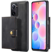 Jeehood Deri Tpu Xiaomi Redmi K40 / K40 Pro / K40 Pro / Mı 11I / Poco F3 Için Telefon Kılıfı - Siyah (Yurt Dışından)