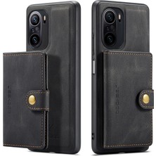 Jeehood Deri Tpu Xiaomi Redmi K40 / K40 Pro / K40 Pro / Mı 11I / Poco F3 Için Telefon Kılıfı - Siyah (Yurt Dışından)