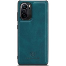 Jeehood Deri Tpu Xiaomi Redmi K40 / K40 Pro / K40 Pro / Mı 11I / Poco F3 Için Telefon Kılıfı - Yeşil (Yurt Dışından)