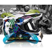 Xcity Dört Mevsim Motosiklet Off-Road Kaskı (Yurt Dışından)