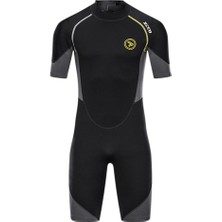 Homyl Erkekler 1.5mm Wetsuit Shorty Mayo Tulum Neopren Fordiving Yetişkin Xl