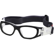 Homyl Futbol Basketbol Gözlük Anti Sis Giyilebilir Tenis Bisiklet Spor Goggles Siyah