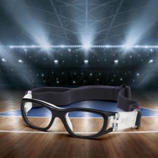 Homyl Futbol Basketbol Gözlük Anti Sis Giyilebilir Tenis Bisiklet Spor Goggles Siyah