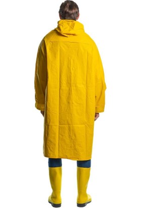 PVC Yağmurluk, Sarı -115E2165- Su Geçirmez, İş Elbisesi