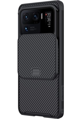 Dacare Xiaomi Mi 11 Ultra Için Pc + Tpu Hibrit Telefon Kılıfı - Siyah (Yurt Dışından)