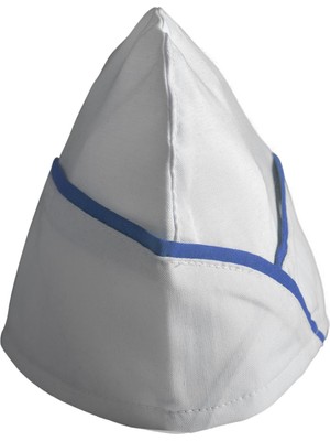 Şensel, Kep, Beyaz, Saks Biyeli -4E793- Aşçı Kepi, İş Kıyafeti