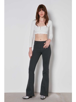 Vitrin Straight  Fit Crop Pantolon