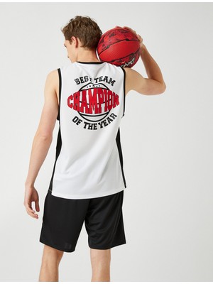 Koton Erkek Kolsuz Basketbol Tişört