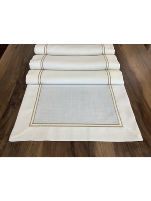 Oya Home Gold Çift Piko Dikişli Ranır -45*150 cm