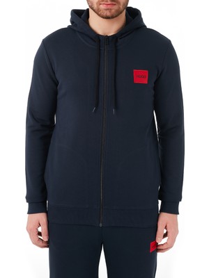 Hugo Boss % 100 Pamuklu Kapüşonlu Yaka Sweat Erkek Sweat 50447972 405