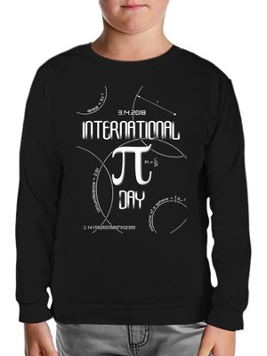 Matematik - Pi 8 Siyah Çocuk Sweatshirt