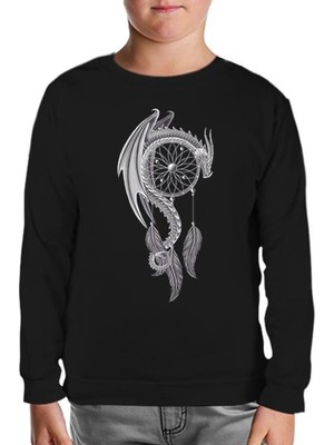 Dreamcatcher - Düş Kapanı Siyah Çocuk Sweatshirt