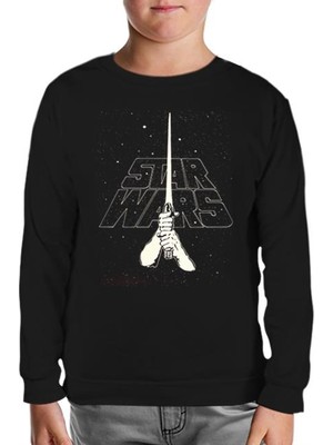 Star Wars - Blade Siyah Çocuk Sweatshirt