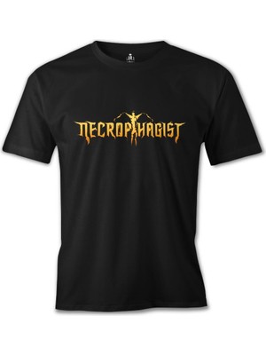 Necrophagist - Logo Siyah Erkek Tshirt