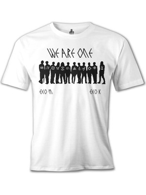 Exo - We Are One Beyaz Erkek Tshirt