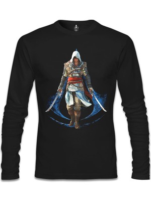 Assassin's Creed 6 Siyah Erkek Sweatshirt