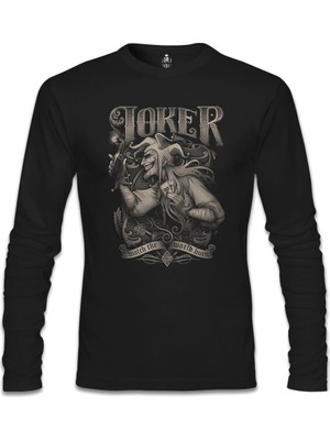 Joker Siyah Erkek Sweatshirt