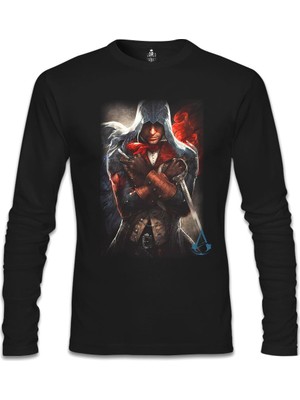 Assassin's Creed - Arno 2 Siyah Erkek Sweatshirt