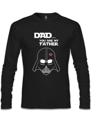 Lord T-Shirt Star Wars - You Are My Father Siyah Erkek Sweatshirt