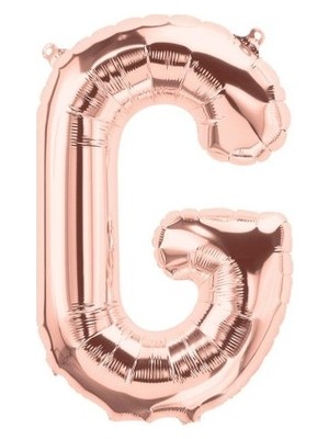 Parti Serüveni Harf Balon G Rose Renk 100 cm 40 Inç