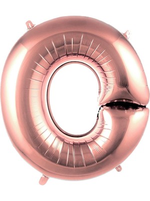 Parti Serüveni Harf Balon O Rose Renk 100 cm