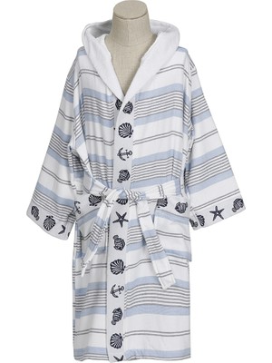 Özdilek Carol Kapüşonlu Peştamal Çocuk Bornozu 3/4 Yaş