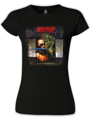 Lord T-Shirt LordT-Shirt Kreator - Renewal Siyah Bayan Tshirt