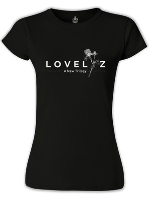 Lord T-Shirt LordT-Shirt T-Shirt Lovelyz - Trilogy Siyah Bayan Tshirt
