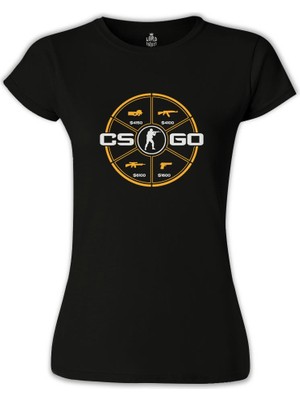 Lord T-Shirt LordT-Shirt Counter Strike - Go Siyah Bayan Tshirt