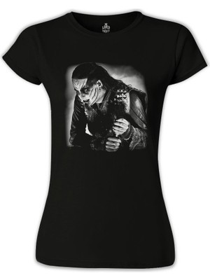 Lord T-Shirt LordT-Shirt T-Shirt Dimmu Borgır Siyah Bayan Tshirt