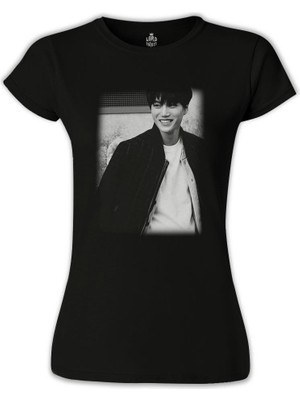 Lord T-Shirt LordT-Shirt Exo - Kai Siyah Bayan Tshirt
