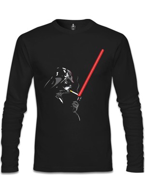 Lord T-Shirt LordT-Shirt Star Wars - Lighter Siyah Erkek Sweatshirt