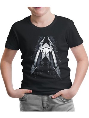 Lord T-Shirt LordT-Shirt Metallica Logo Siyah Çocuk Tshirt