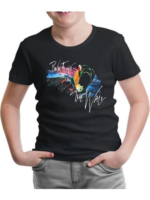 Lord T-Shirt LordT-Shirt Pink Floyd - The Wall Siyah Çocuk Tshirt