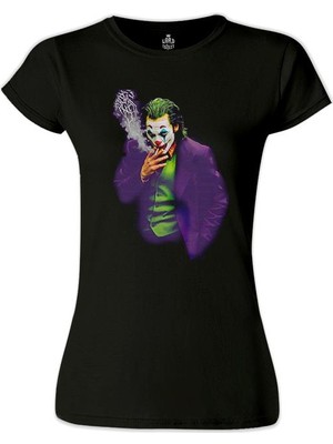 Lord T-Shirt LordT-Shirt Joker - Arial Siyah Bayan Tshirt