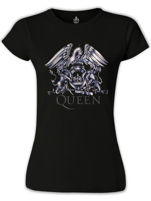 Lord T-Shirt LordT-Shirt Queen Logo Siyah Bayan Tshirt