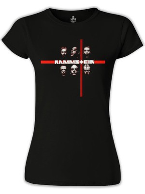 Lord T-Shirt LordT-Shirt Rammstein Siyah Bayan Tshirt
