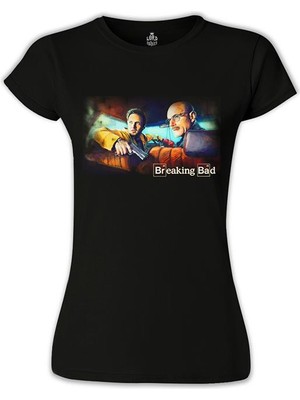Lord T-Shirt LordT-Shirt Breaking Bad - In The Car Siyah Bayan Tshirt